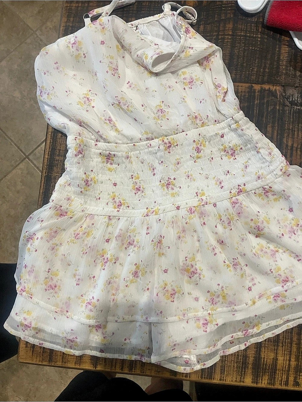 Abercrombie Kids Girls Floral Romper